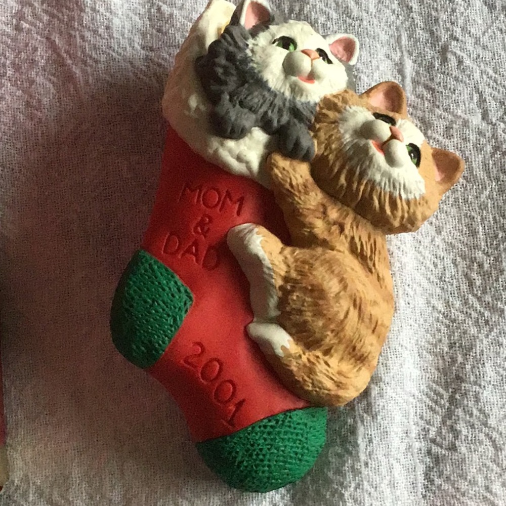 Hallmark kitten tree ornament